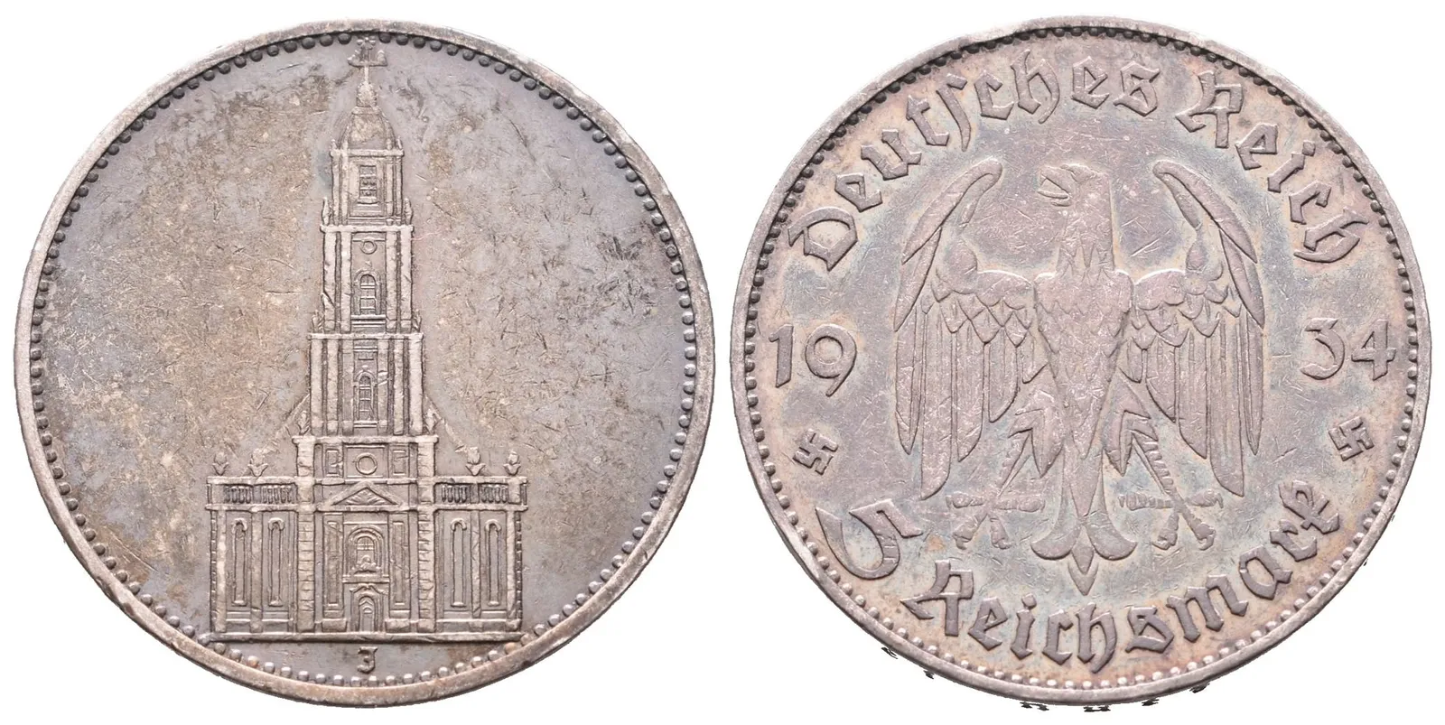 III. říše, 5 Marka 1934 J