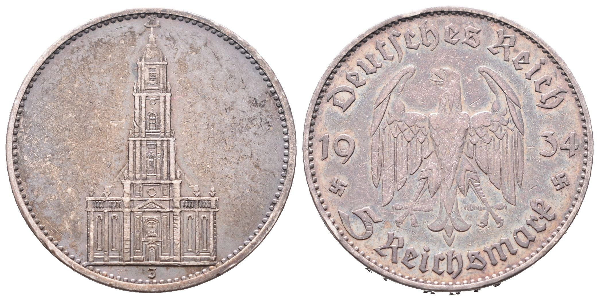 III. říše, 5 Marka 1934 J
