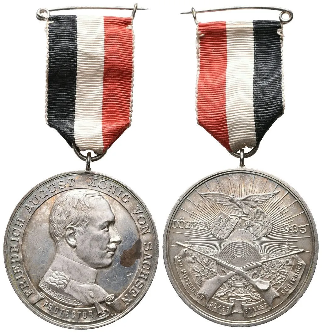 AR Medaile 1905 (Sturm) - XXII. Středoněmecké spolkové střelby v Döbeln, — 1