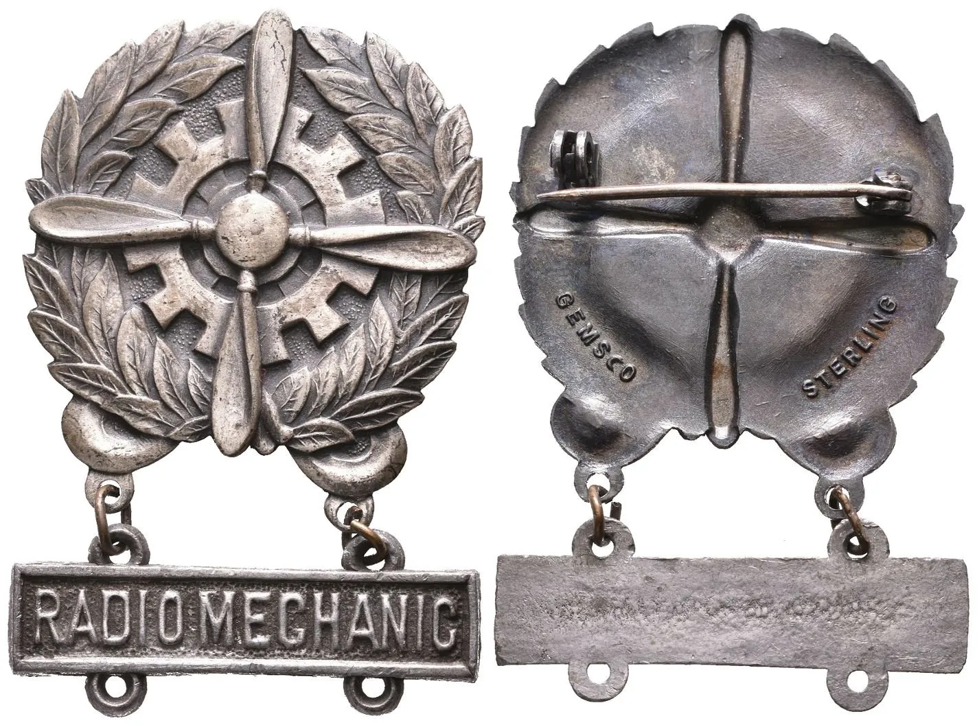 USA, Stříbrný Odznak leteckého mechanika