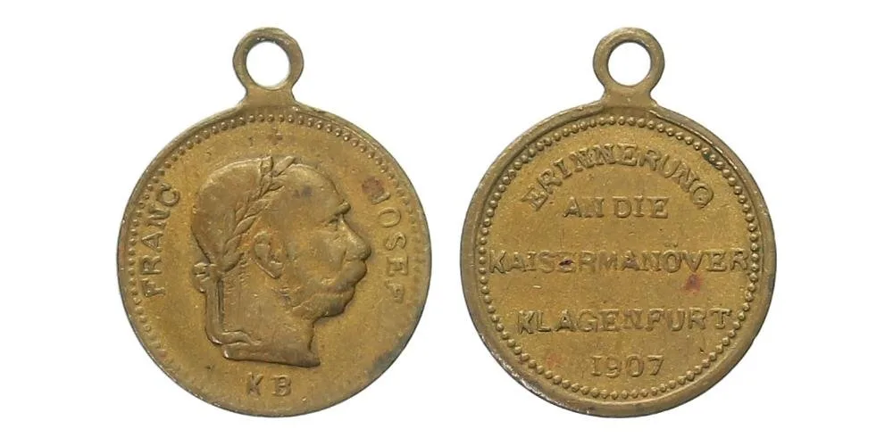 František Josef I., medaile vojenských manévrů — 1