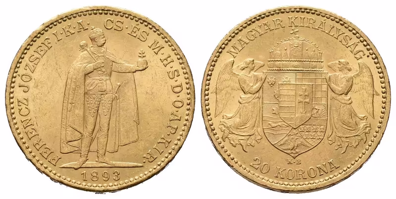20 Koruna 1893 KB