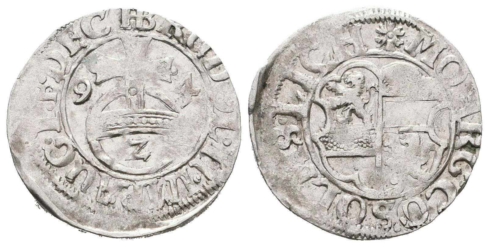 Solms - Lichtenberg, 1/2 Batzen 1594