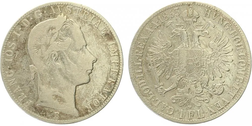 Rakouská a spolková měna, 1857 - 1892 — 1