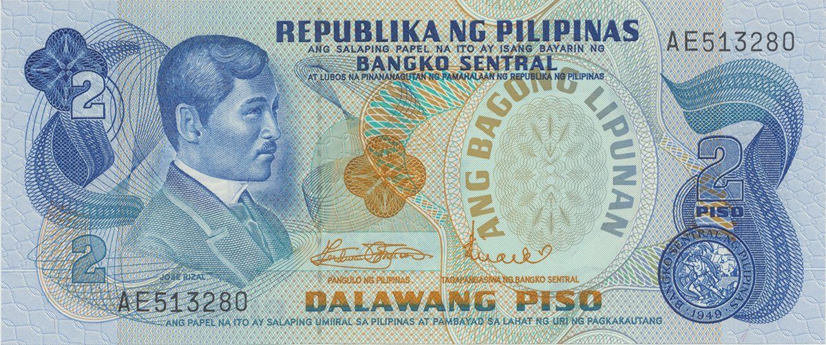 Filipíny, 2 Piso (1970), P.152a
