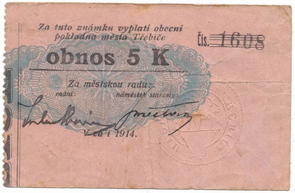 Nouzovky české od roku 1914 — 1