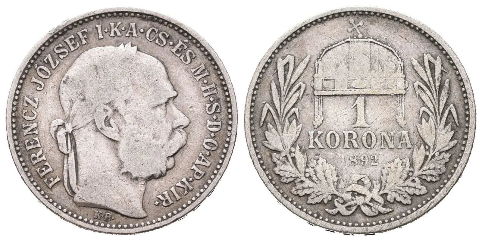 1 Koruna 1892 KB