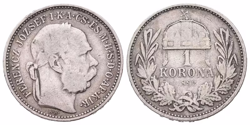 1 Koruna 1892 KB