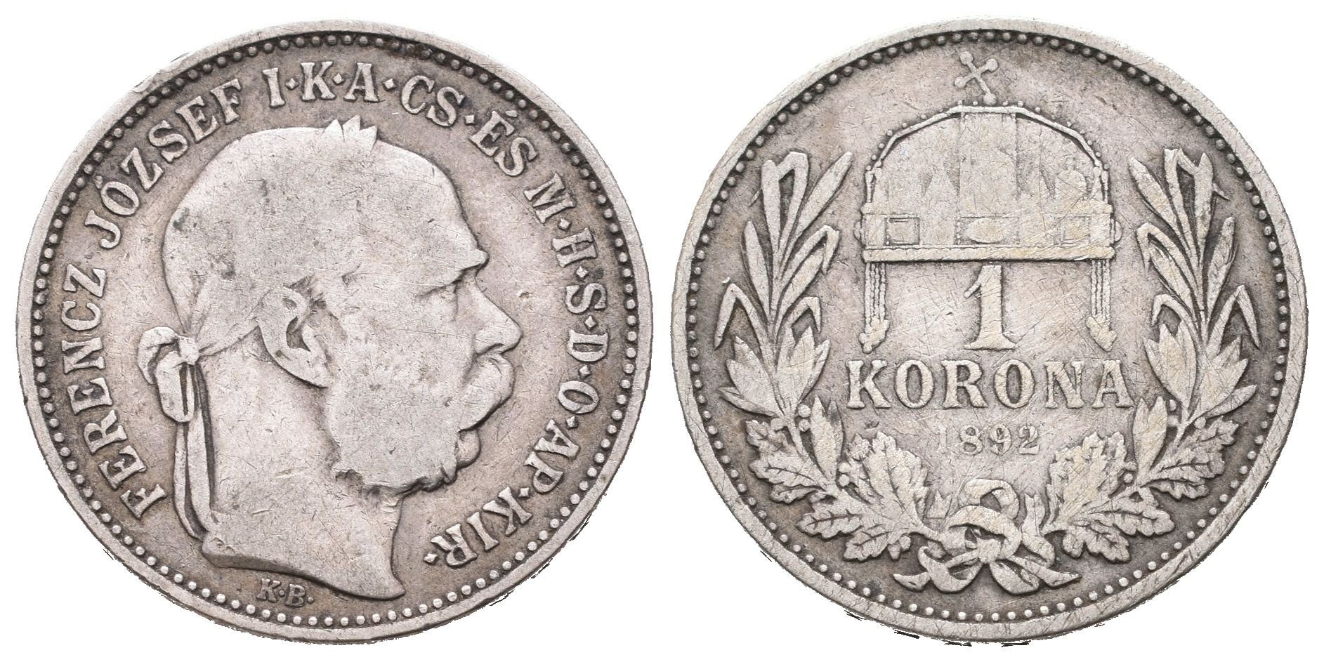 1 Koruna 1892 KB