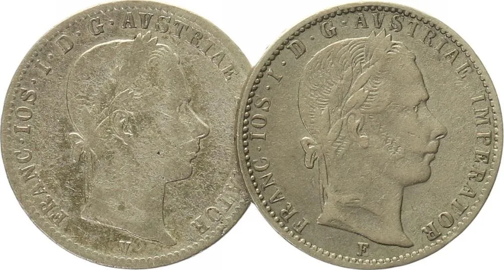 Rakouská a spolková měna, 1857 - 1892 — 1