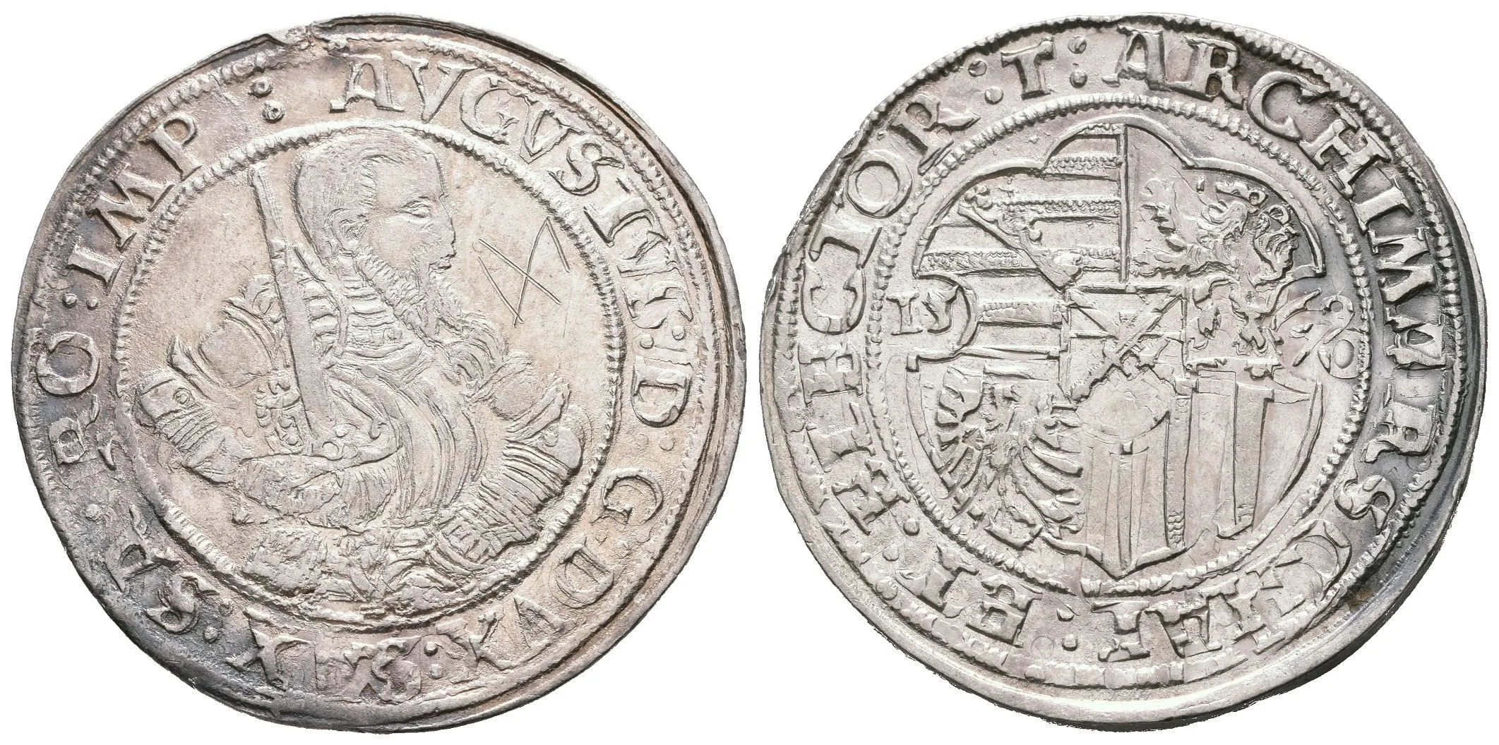 1/2 Tolar 1569/70 HB, Dresden, Keilitz/Kahnt.75, Kohl.26, pěkná zachovalost, — 1