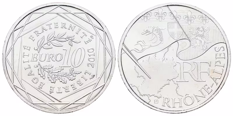 Francie, 10 Euro 2010