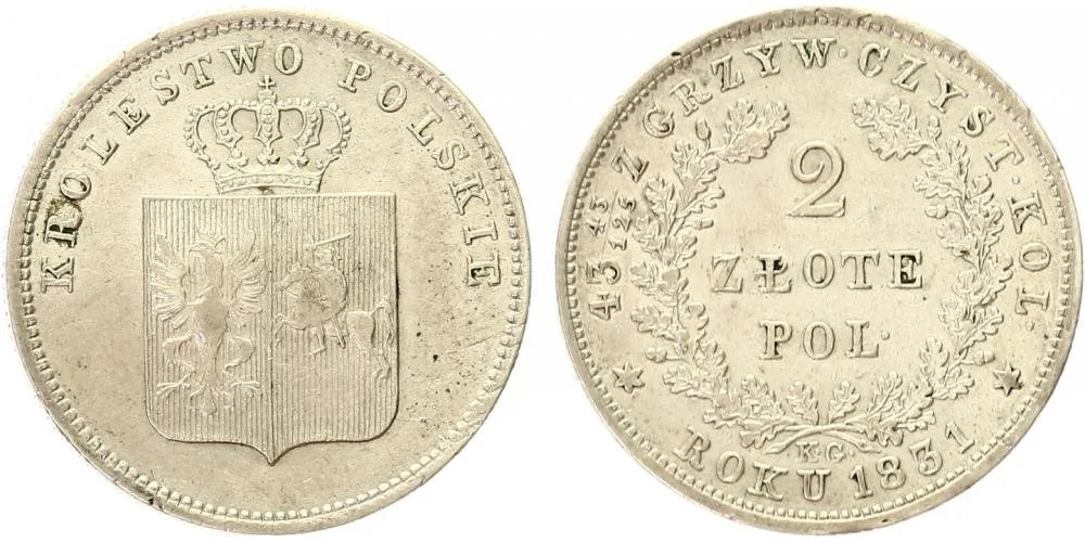 Ražby pro Polsko, Mikuláš I., 1825 - 1855 — 1