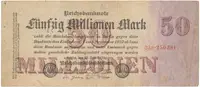 Německo, 50 Millionen Mark 1923, Ro.97b