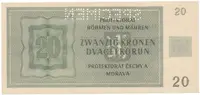 20 Koruna 1944, série H, SPECIMEN, Hej.40c.S1 - fotografie 4
