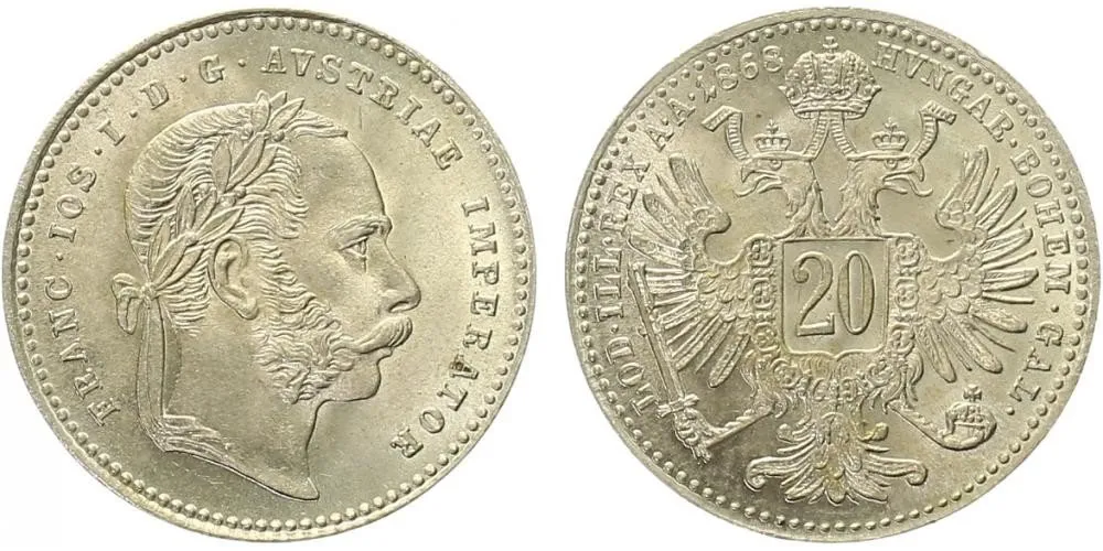 Rakouská a spolková měna, 1857 - 1892 — 1