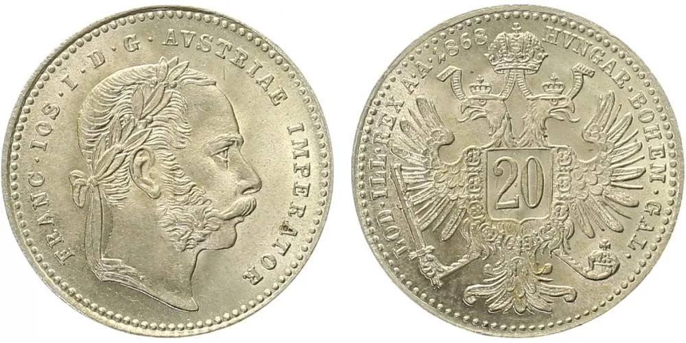 Rakouská a spolková měna, 1857 - 1892 — 1