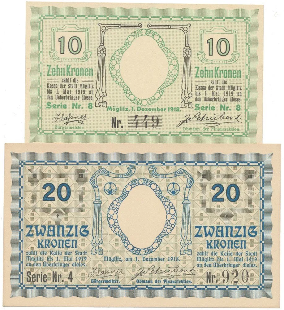 Nouzovky české od roku 1914 — 1