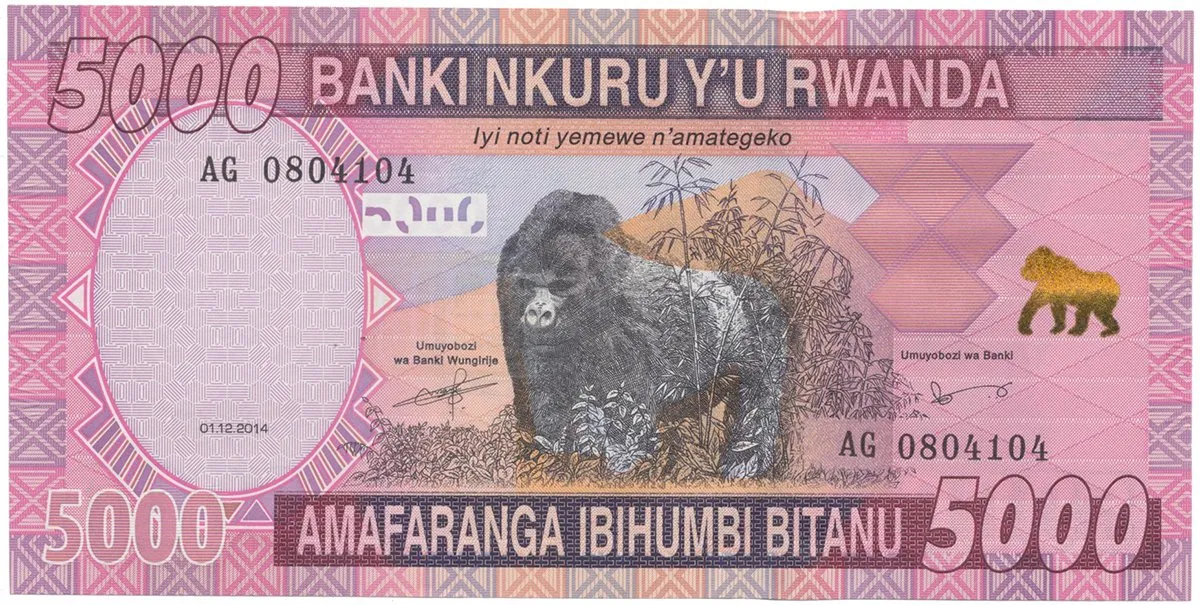 Rwanda, 5000 Francs 2014, P.41a