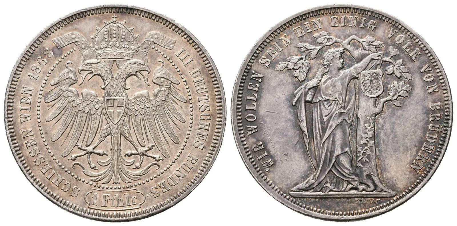 Rakouská a spolková měna, 1857 - 1892 — 1