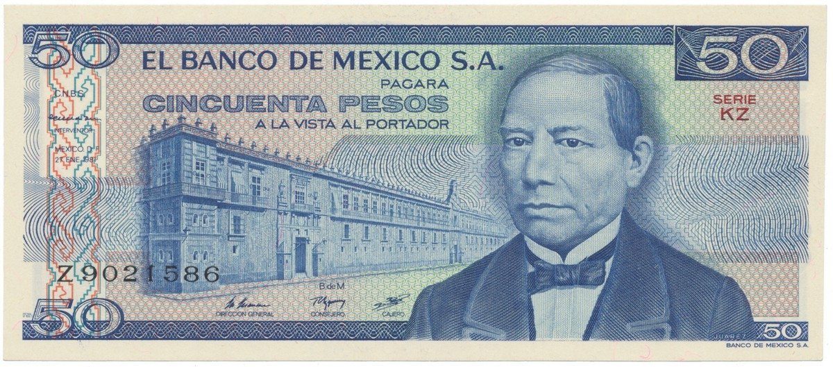 Mexiko, 50 Pesos 1981, P.73