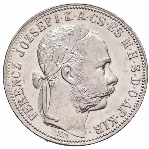 Zlatník 1888 KB, krásná zachovalost, ražební lesk, drobné rysky