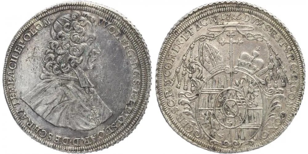 Olomouc - biskupství, Wolfgang von Schrattenbach, 1711 - 1738 — 1