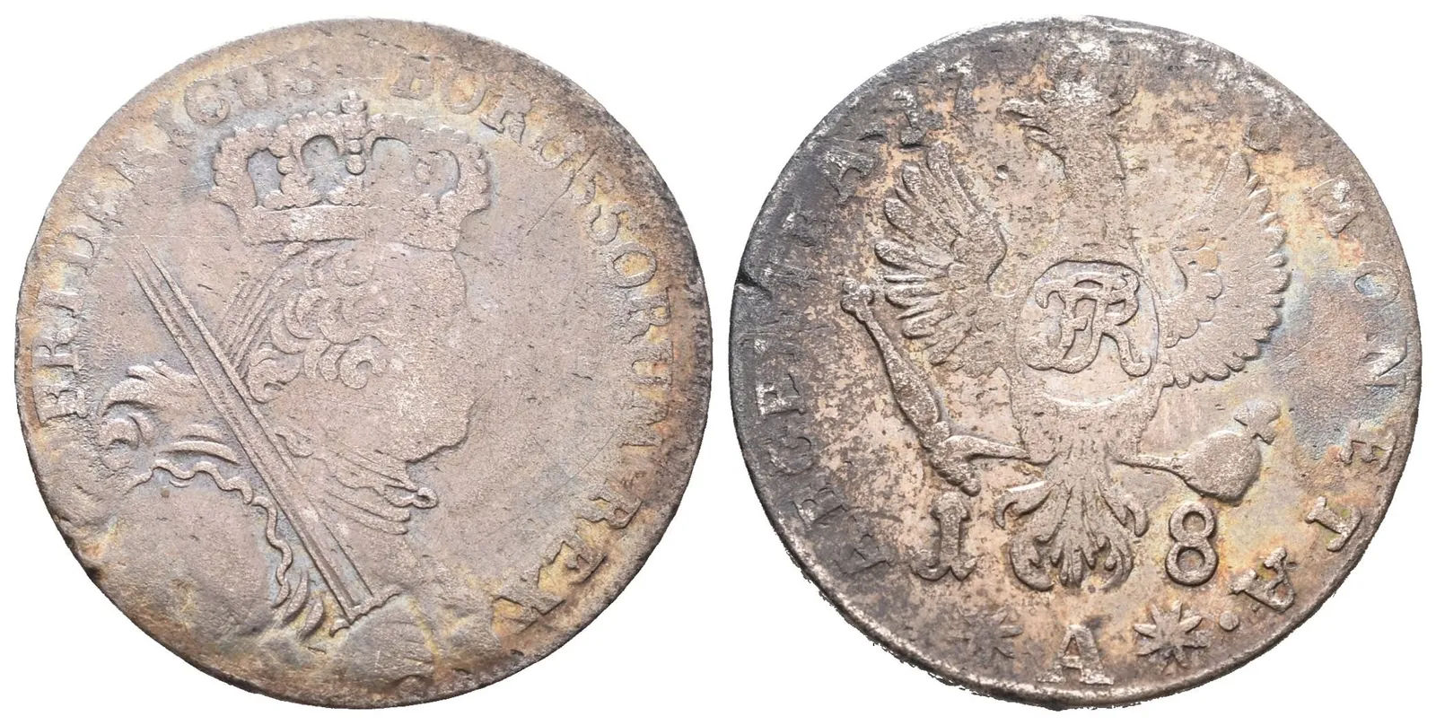 Prusko, 18 Groš 1758 A