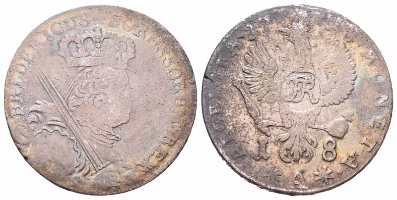 Prusko, 18 Groš 1758 A
