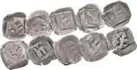 Soubor mincí Jana II. a Friedricha IV. - Pfennig se čtyřrázem, — 2