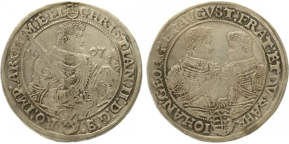Sasko, Christian II., Johann Georg I. a August, 1591 - 1611 — 1