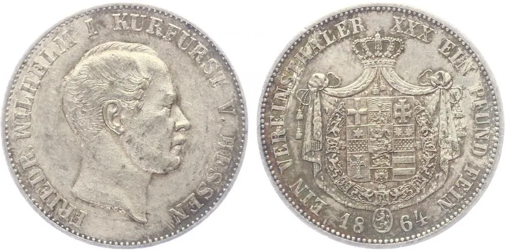 Hessen - Kassel, Friedrich Wilhelm I., 1847 - 1866 — 1