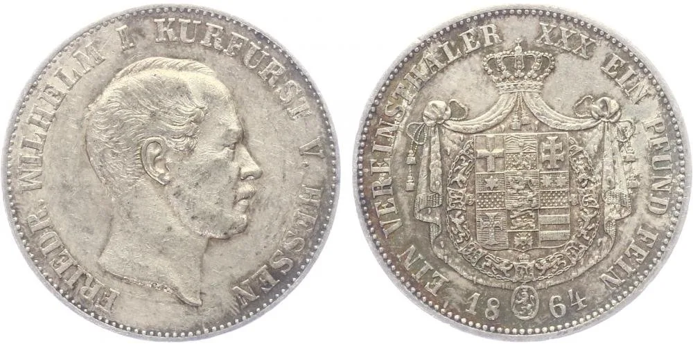 Hessen - Kassel, Friedrich Wilhelm I., 1847 - 1866 — 1