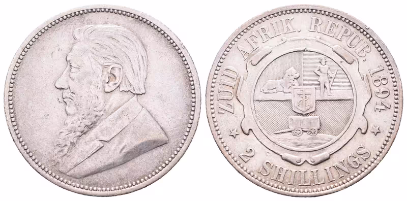 JAR, 2 Shilling 1894