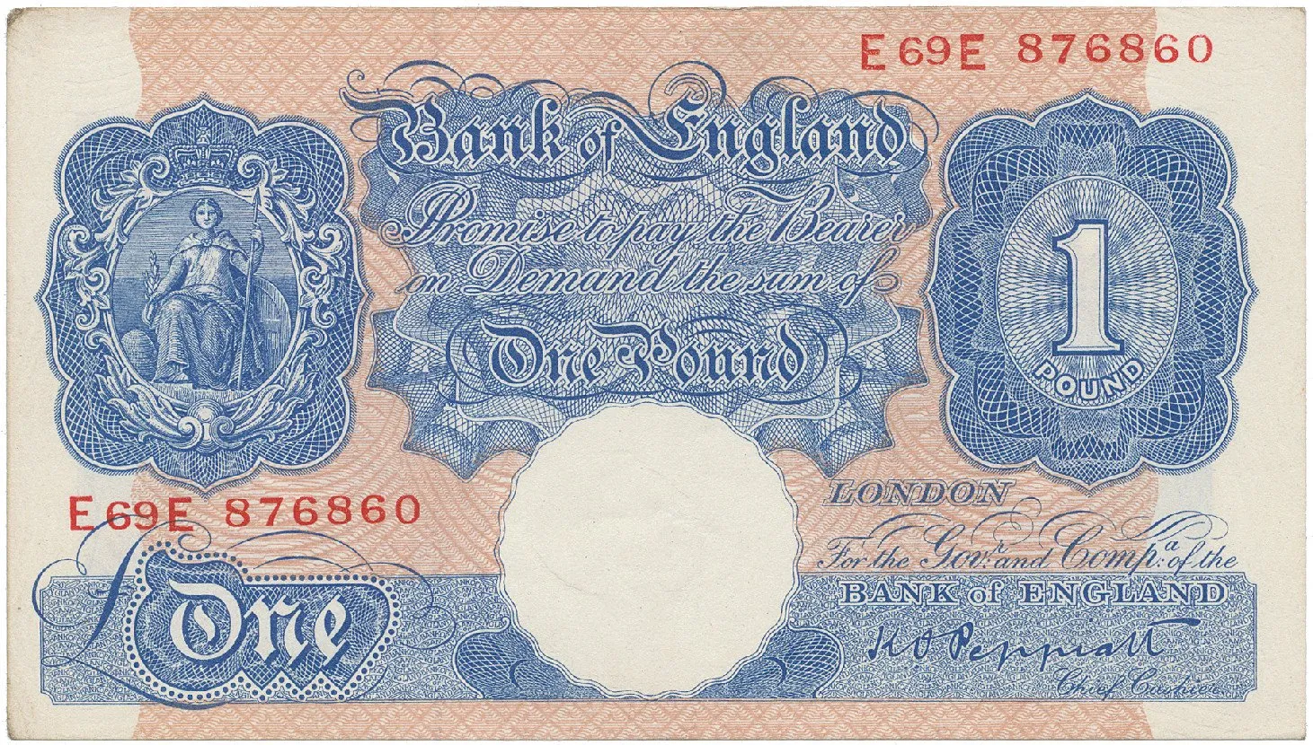 Velká Británie, 1 Pound (1940~1948), P.367a