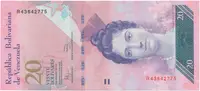Venezuela, 20 Bolivares 2011, P.91e