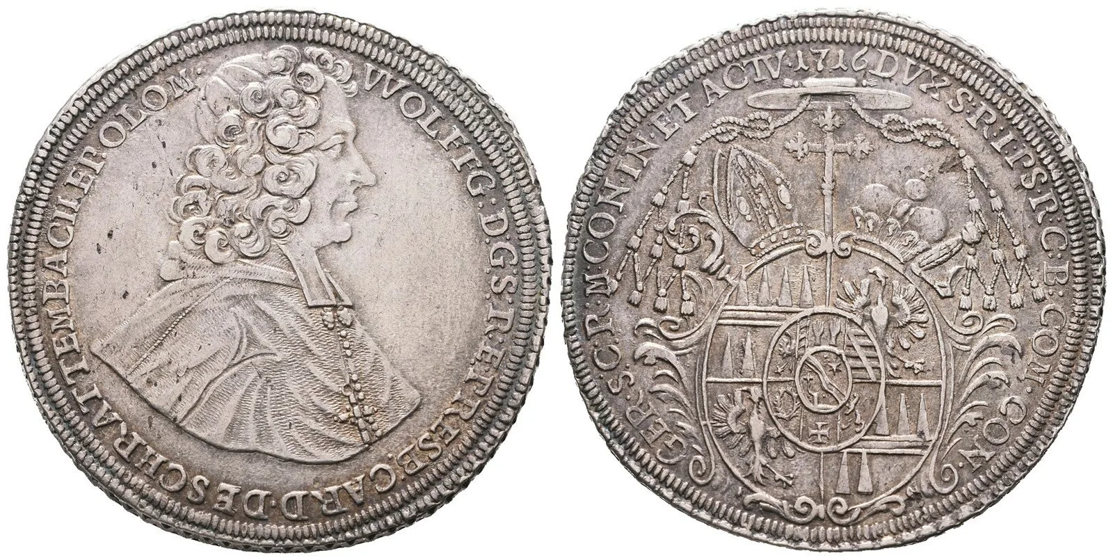 Olomouc - biskupství, Wolfgang von Schrattenbach, 1711 - 1738 — 1