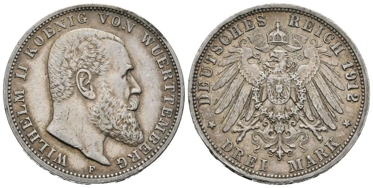 Württemberg, Wilhelm II., 1891 - 1918 — 1