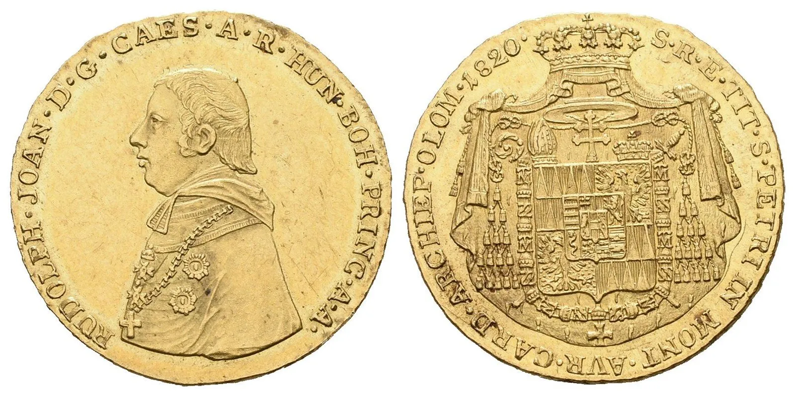 Olomouc - arcibiskupství, Rudolf Jan, 1819 - 1831 — 1