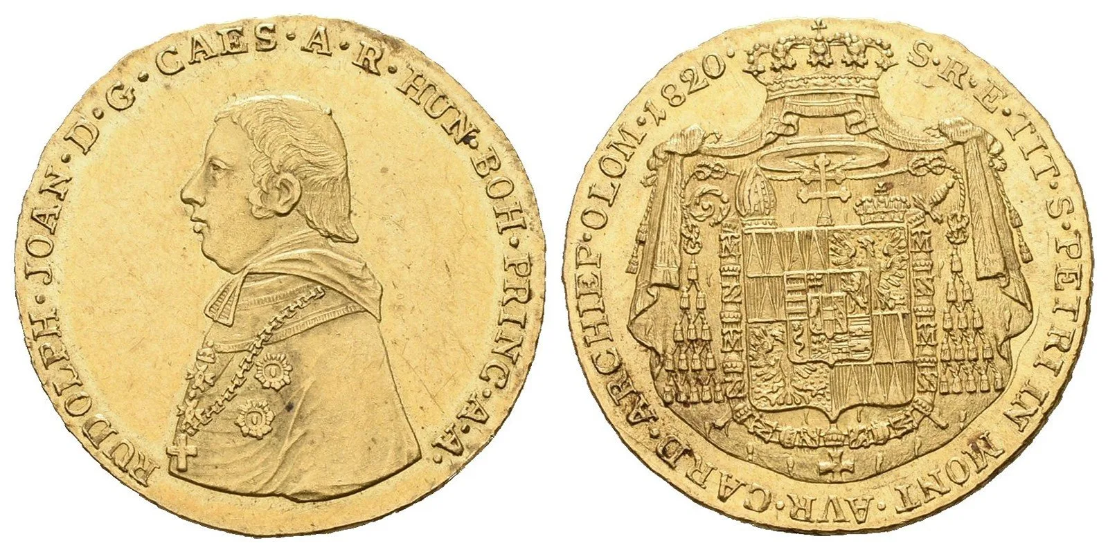 Olomouc - arcibiskupství, Rudolf Jan, 1819 - 1831 — 1