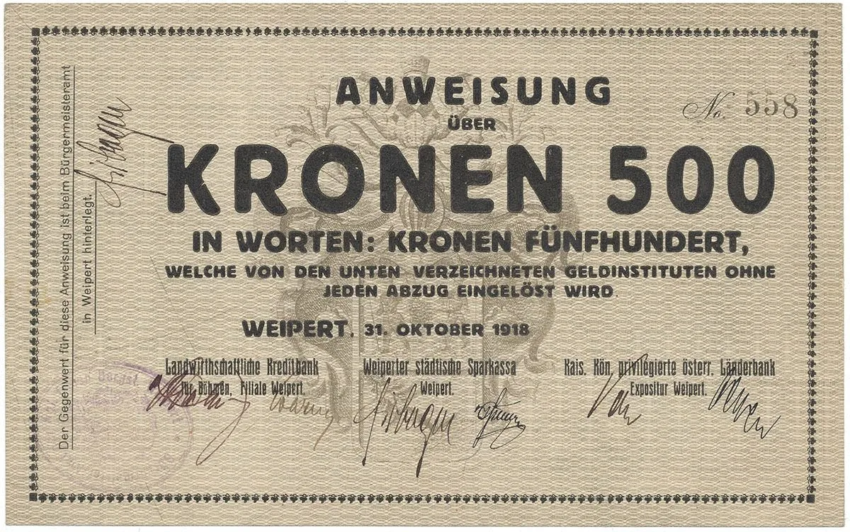 Nouzovky české od roku 1914 — 1