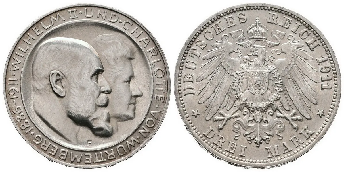 Württemberg, Wilhelm II., 1891 - 1918 — 1