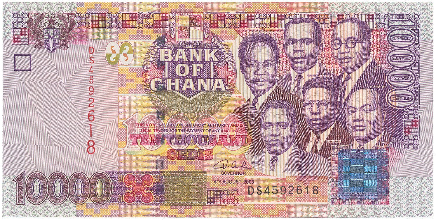 Ghana, 10.000 Cedis 2003, P.35b