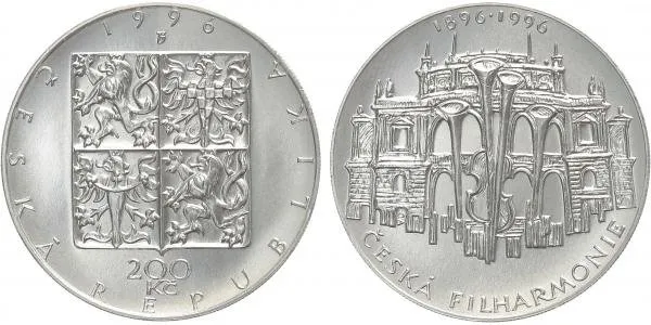 200 Kč 1996 - Česká filharmonie