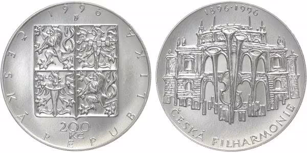 200 Kč 1996 - Česká filharmonie