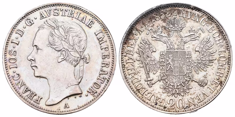20 Krejcar 1852 A