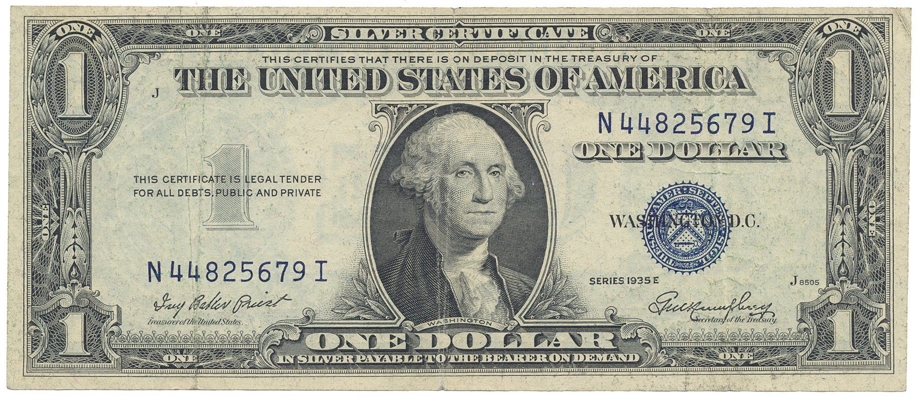 USA, 1 Dollar 1935E, Pick.416e