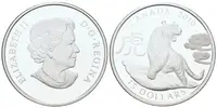 Kanada, 20 Dollars 2010 - Rok tygra