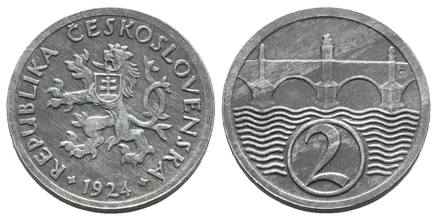 2 Haléř 1924