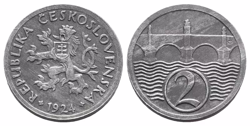 2 Haléř 1924